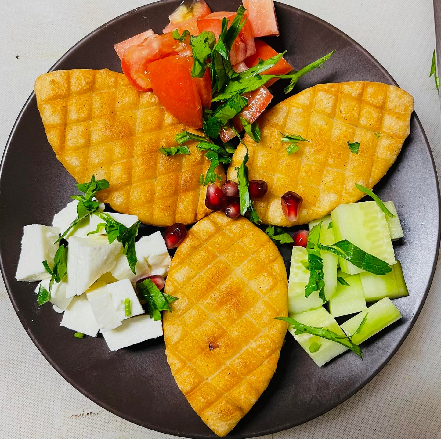 Mchadi with Salad